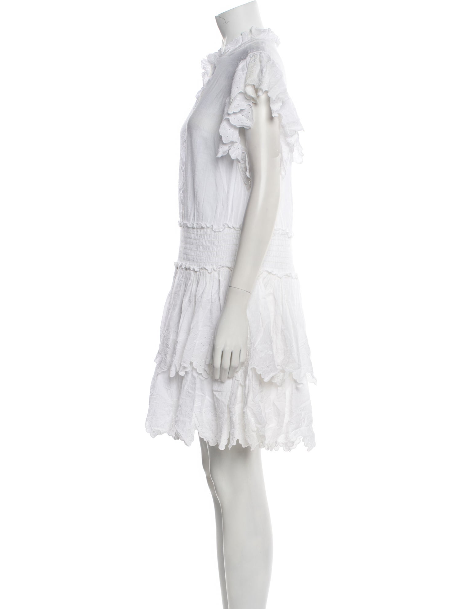 La Vie Rebecca Taylor Mock Neck Mini Dress