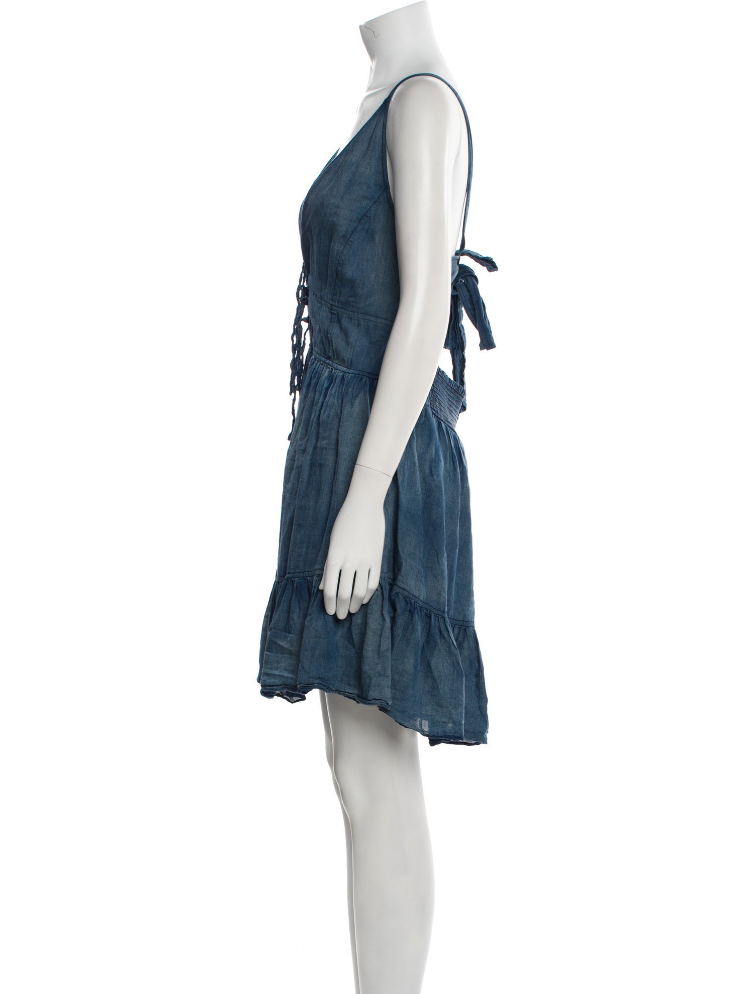 La Vie Rebecca Taylor V-Neck Mini Dress