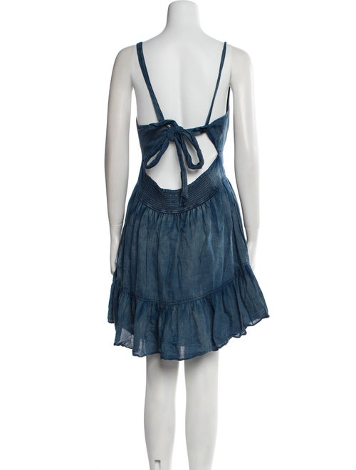 La Vie Rebecca Taylor V-Neck Mini Dress