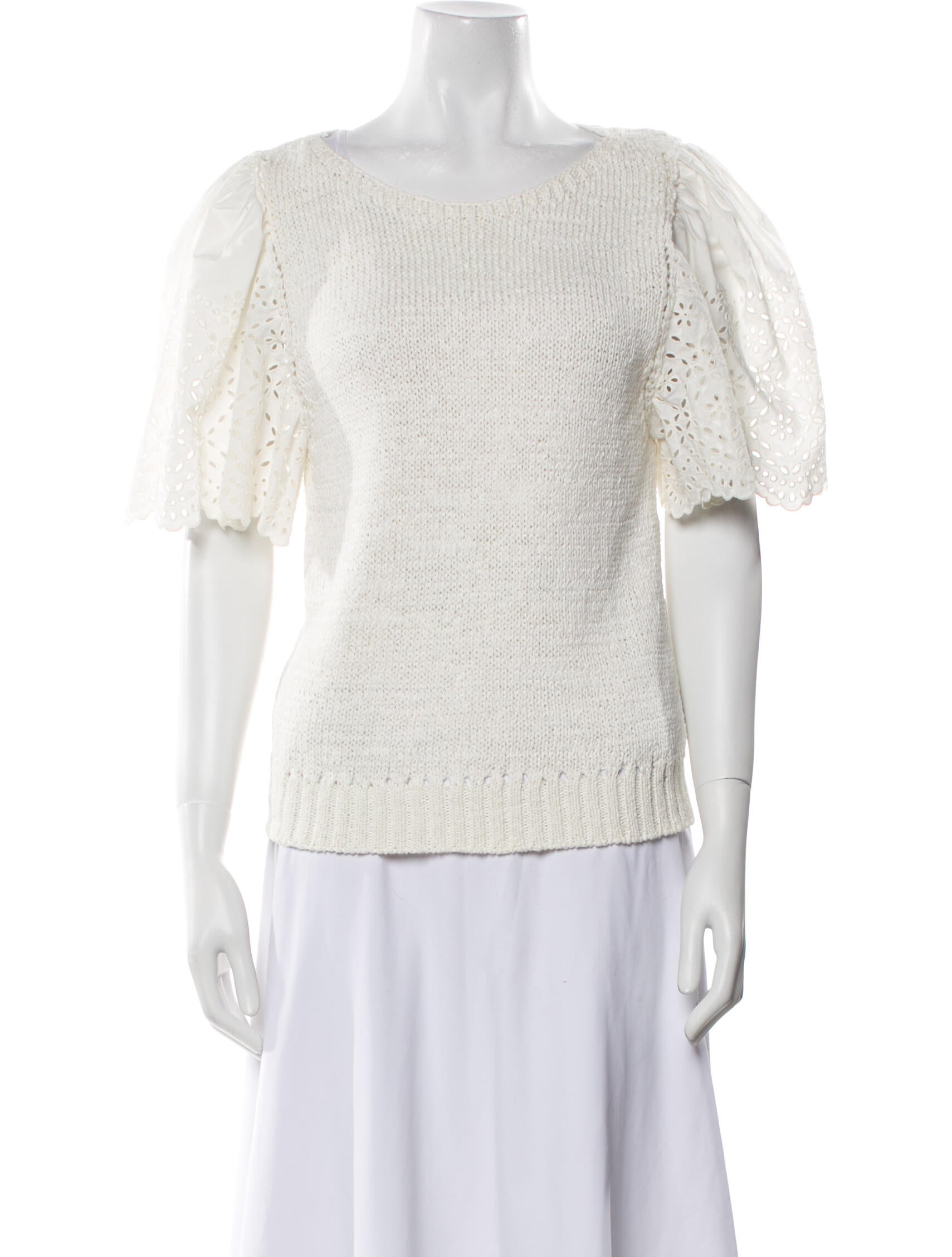 La Vie Rebecca Taylor Scoop Neck Sweater