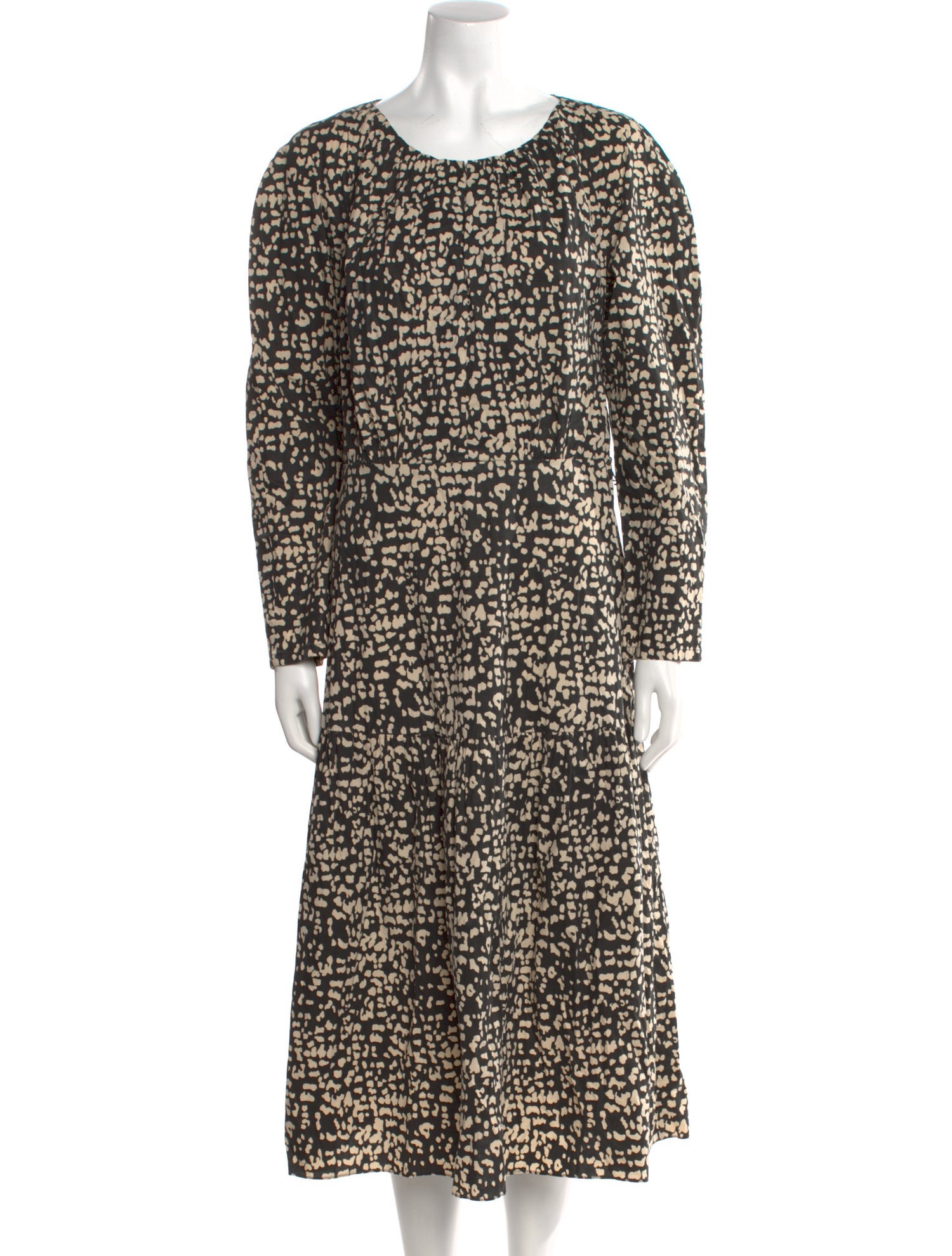 La Vie Rebecca Taylor Printed Midi Length Dress