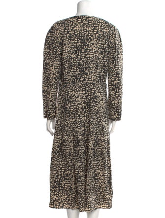 La Vie Rebecca Taylor Printed Midi Length Dress