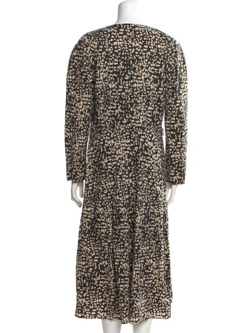 La Vie Rebecca Taylor Printed Midi Length Dress