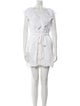 La Vie Rebecca Taylor Linen Lace Pattern Romper