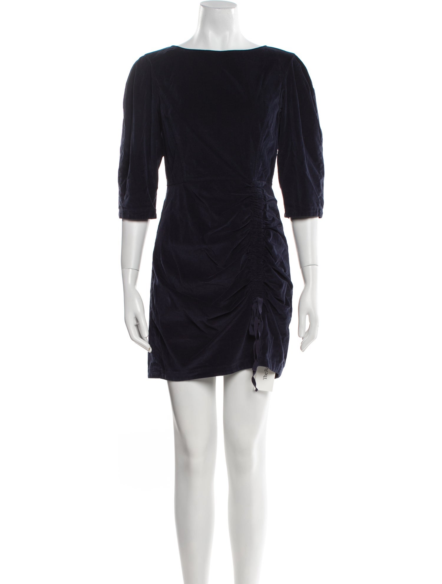 La Vie Rebecca Taylor Bateau Neckline Mini Dress