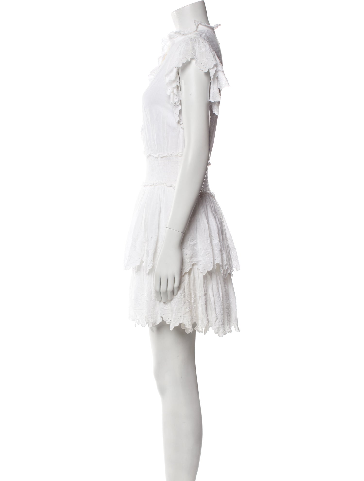 La Vie Rebecca Taylor Mock Neck Mini Dress