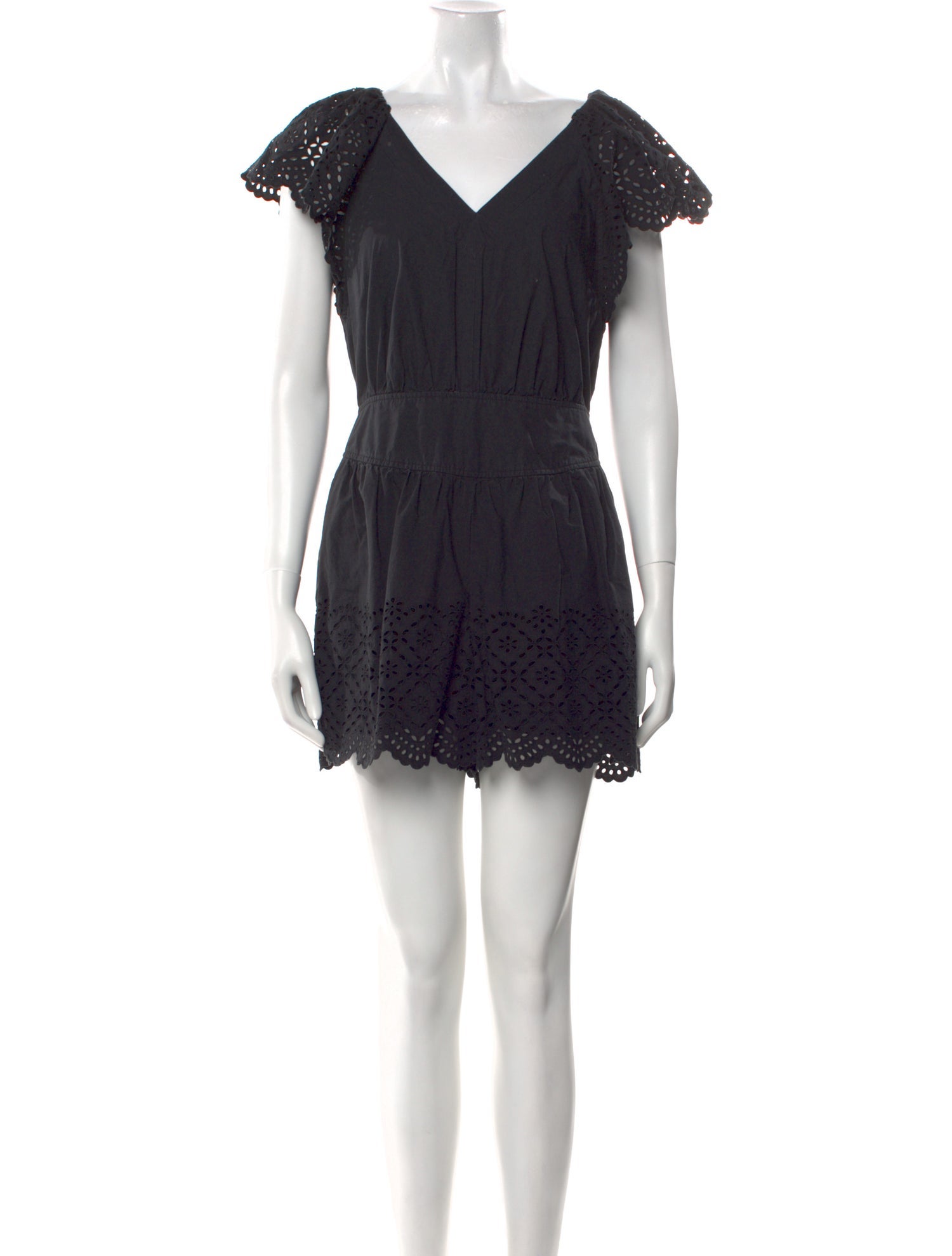 La Vie Rebecca Taylor V-Neck Mini Dress