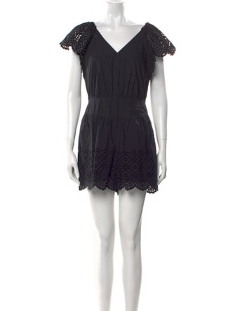 La Vie Rebecca Taylor V-Neck Mini Dress