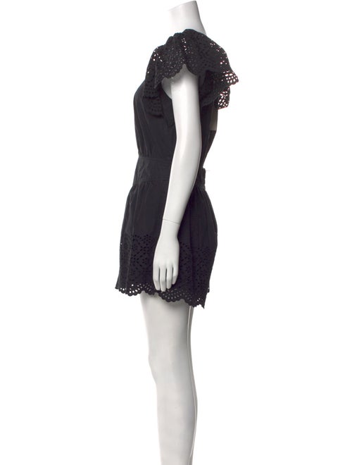 La Vie Rebecca Taylor V-Neck Mini Dress