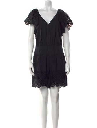 La Vie Rebecca Taylor V-Neck Romper