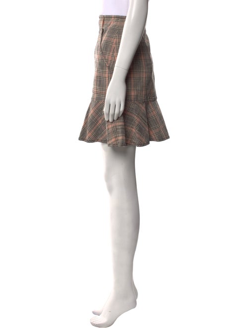 La Vie Rebecca Taylor Plaid Print Mini Skirt