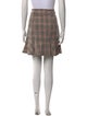 La Vie Rebecca Taylor Plaid Print Mini Skirt