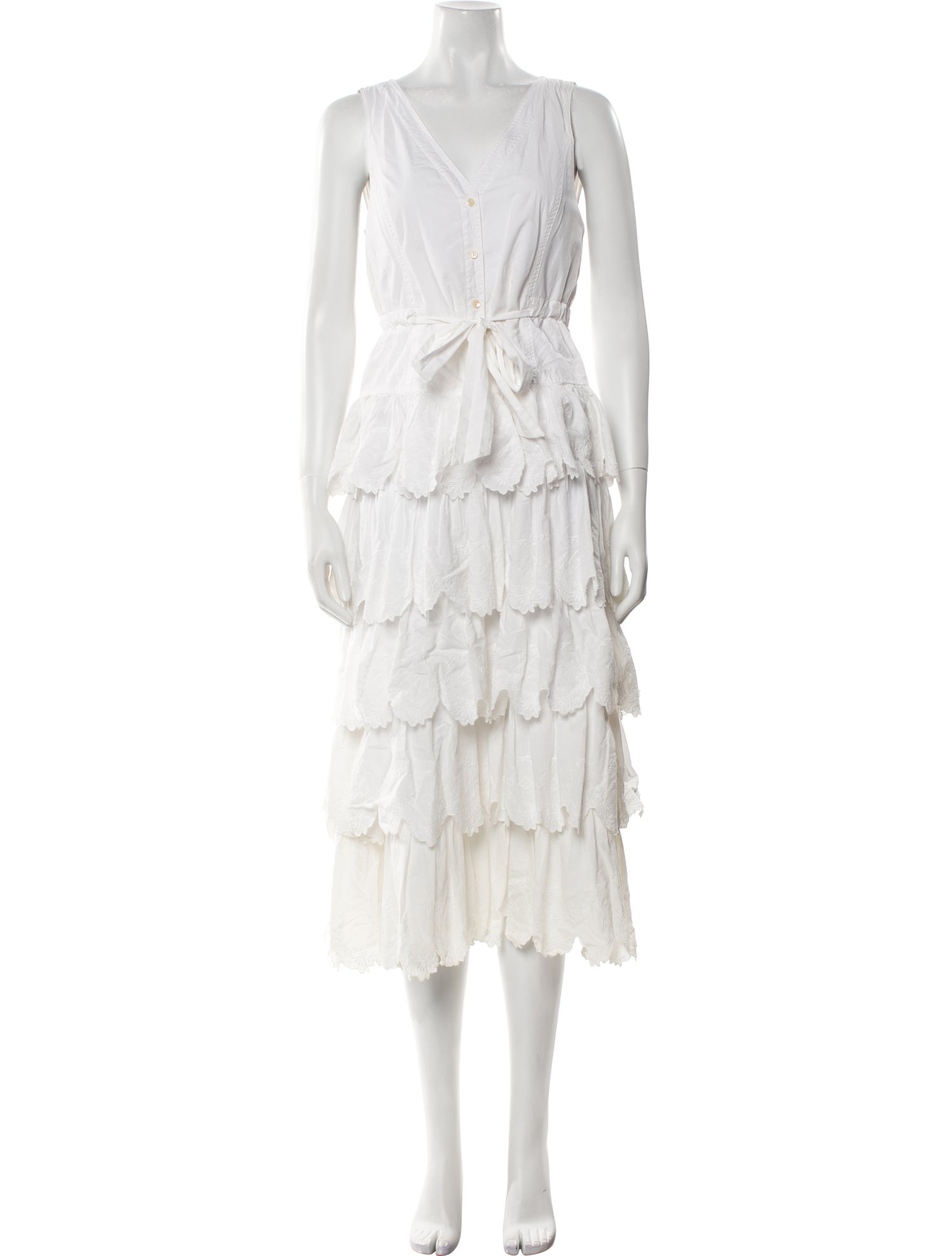 La Vie Rebecca Taylor V-Neck Long Dress