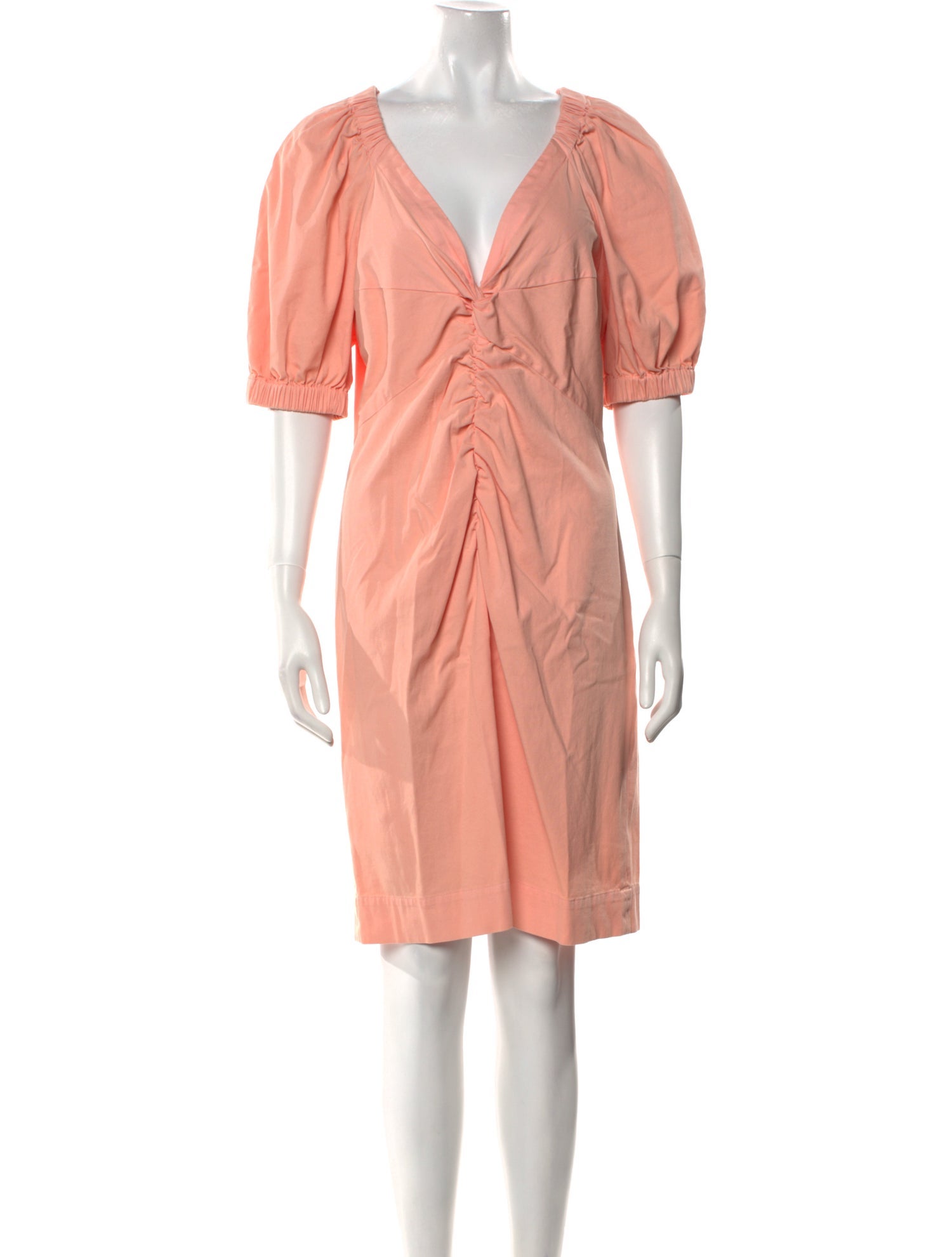 La Vie Rebecca Taylor V-Neck Knee-Length Dress