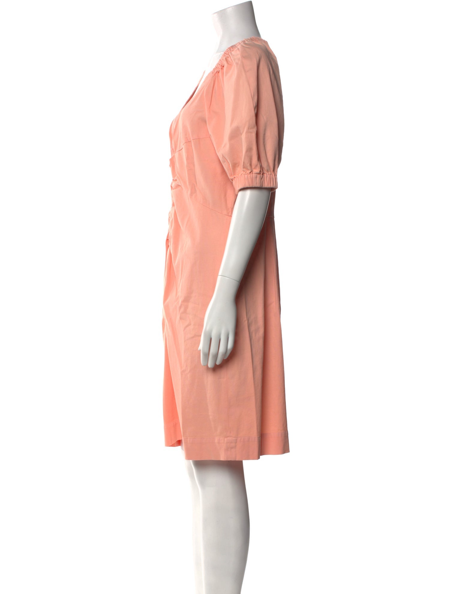 La Vie Rebecca Taylor V-Neck Knee-Length Dress