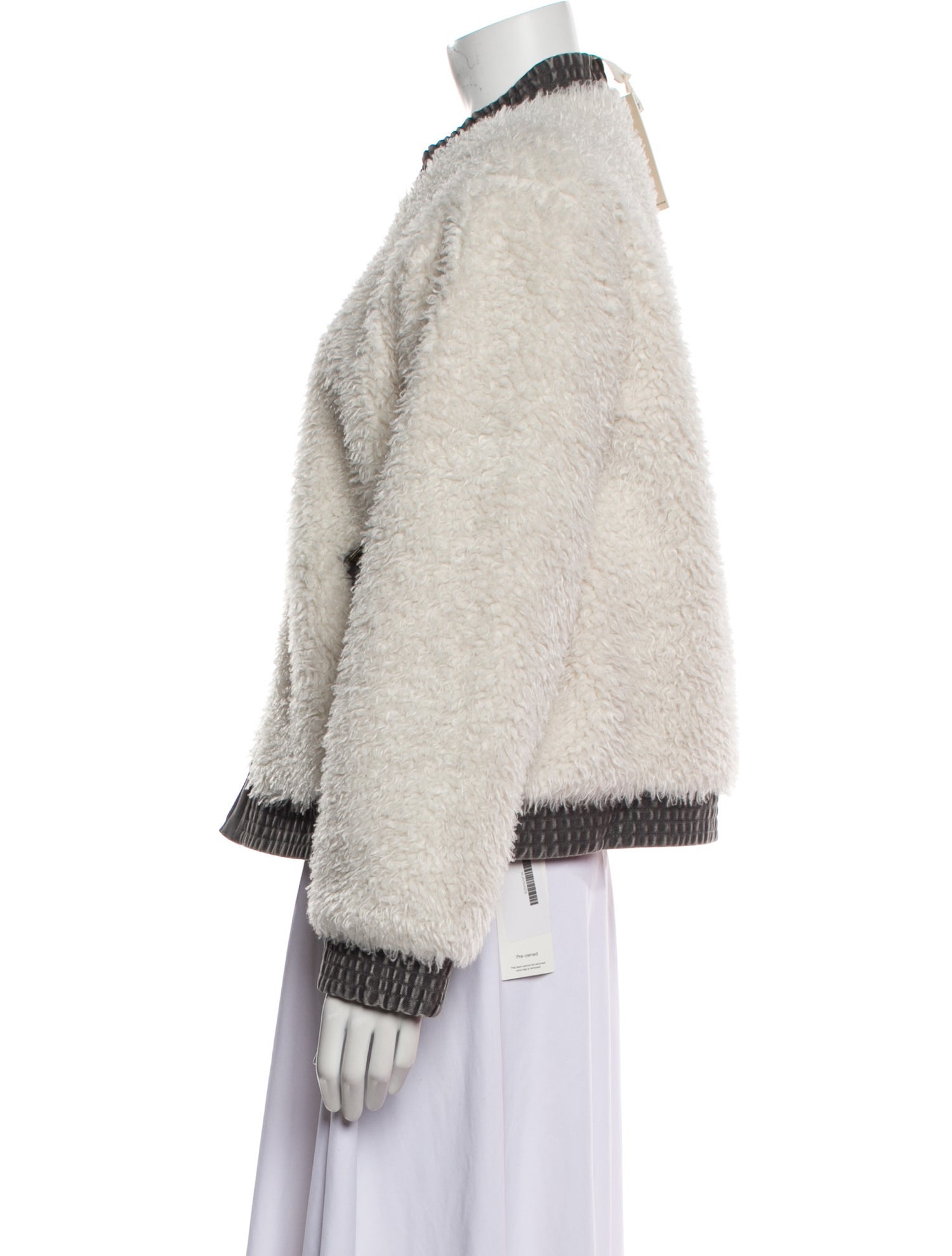 La Vie Rebecca Taylor Colorblock Pattern Bomber Jacket