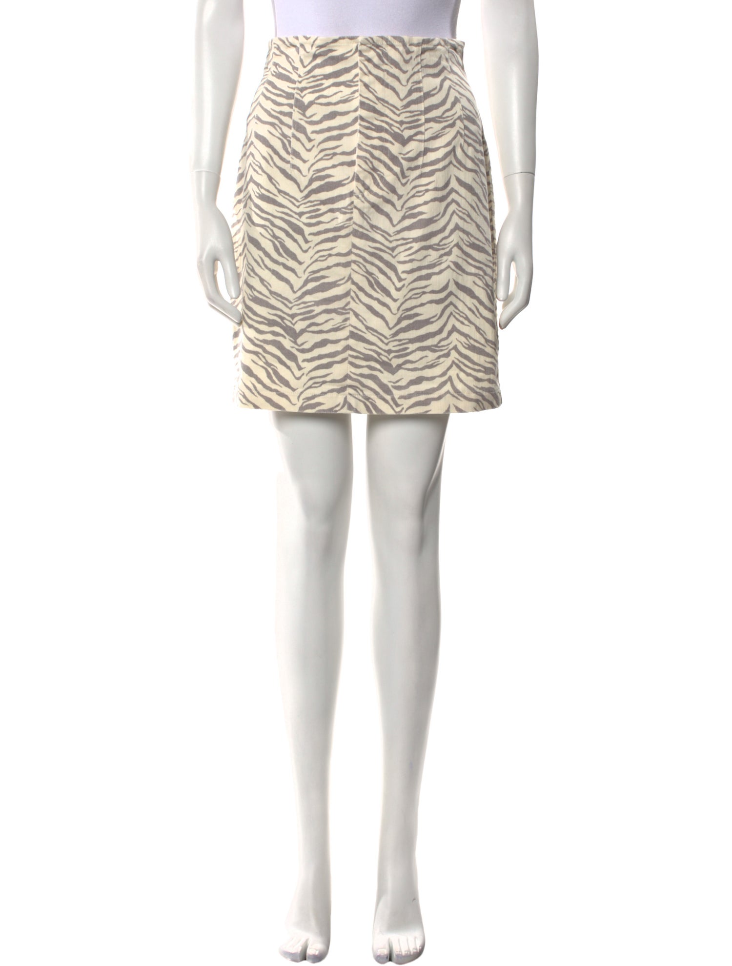 La Vie Rebecca Taylor Animal Print Mini Skirt
