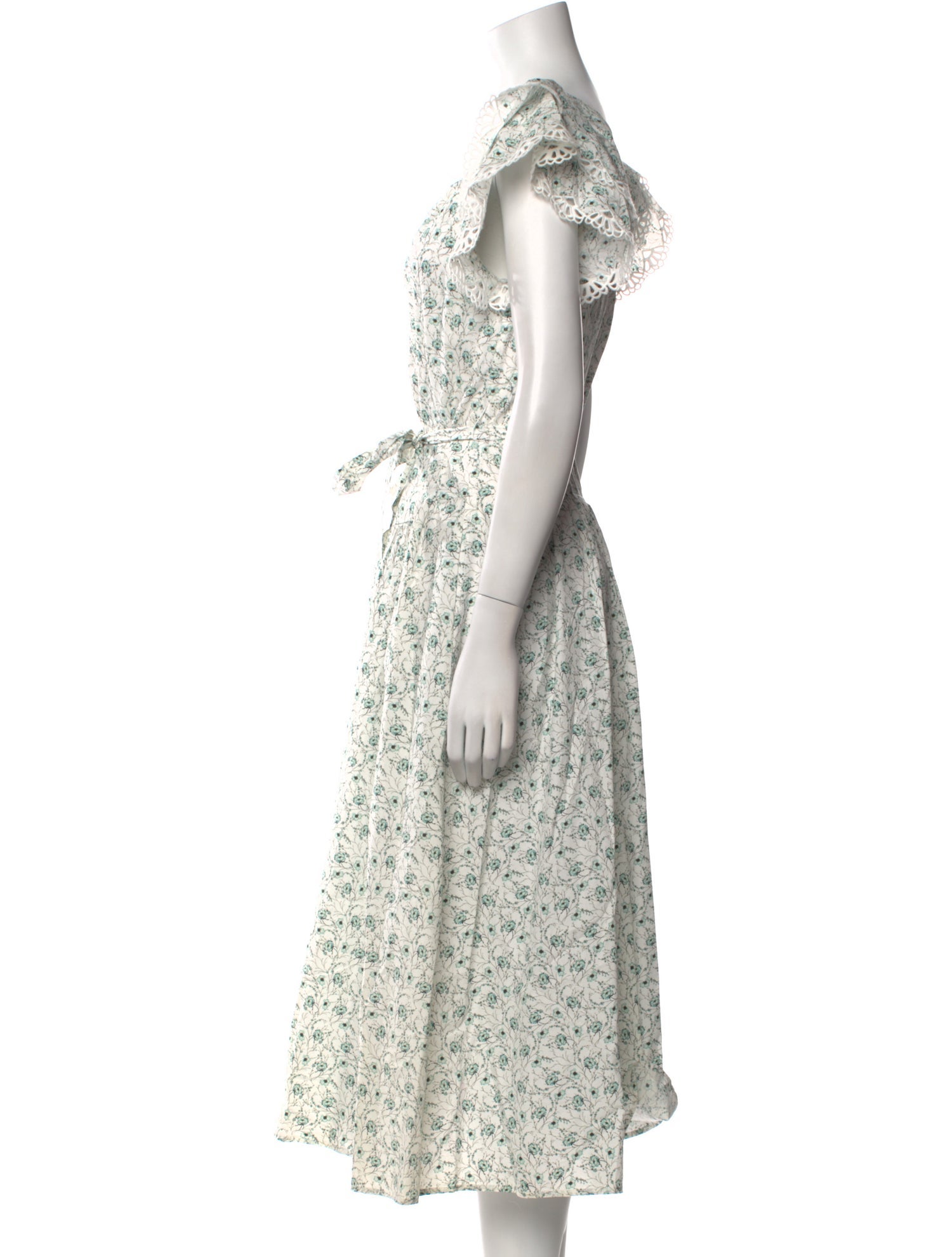 La Vie Rebecca Taylor Floral Print Long Dress w/ Tags