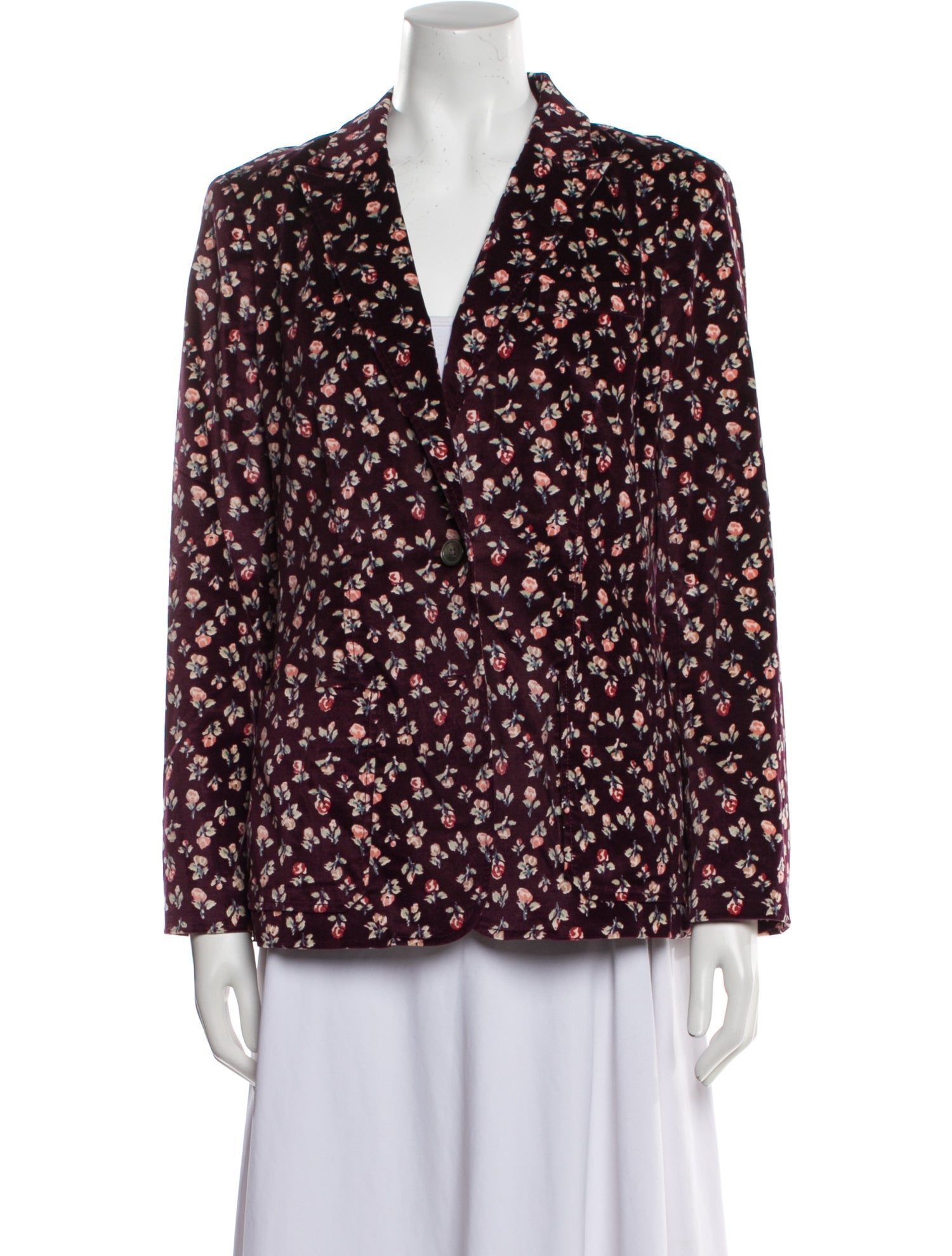 La Vie Rebecca Taylor Floral Print Blazer