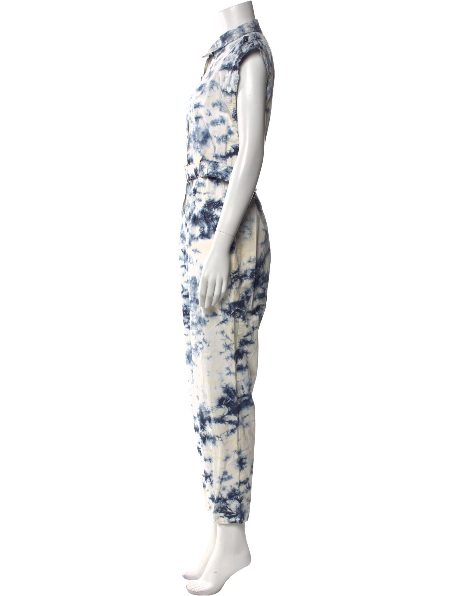 La Vie Rebecca Taylor Tie-Dye Print Jumpsuit