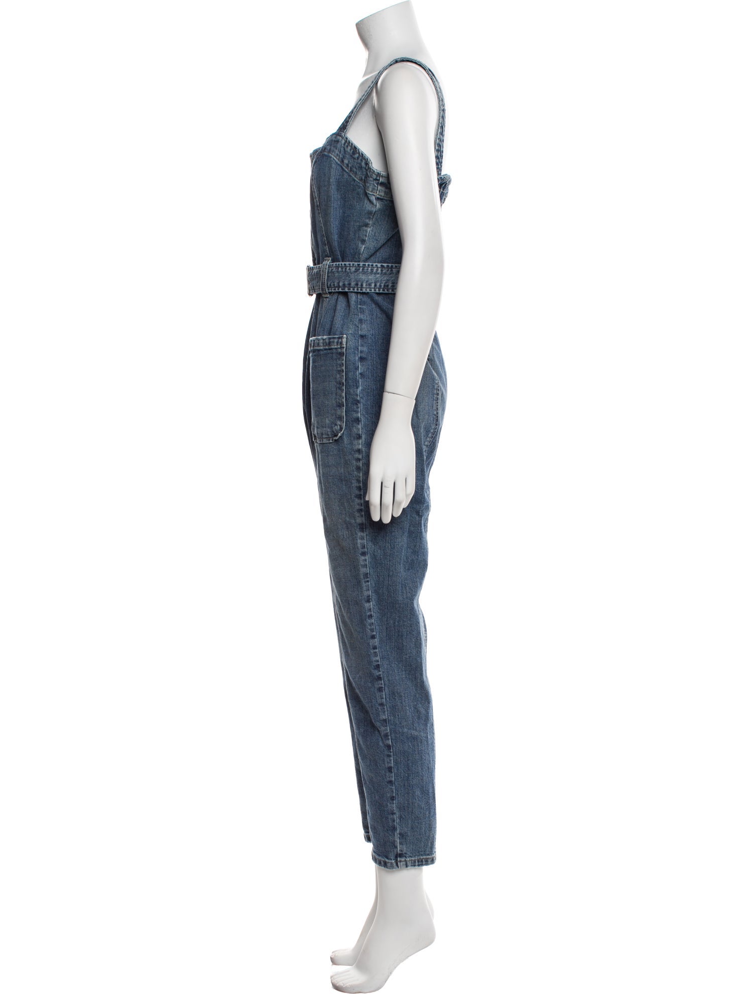 La Vie Rebecca Taylor Square Neckline Overalls
