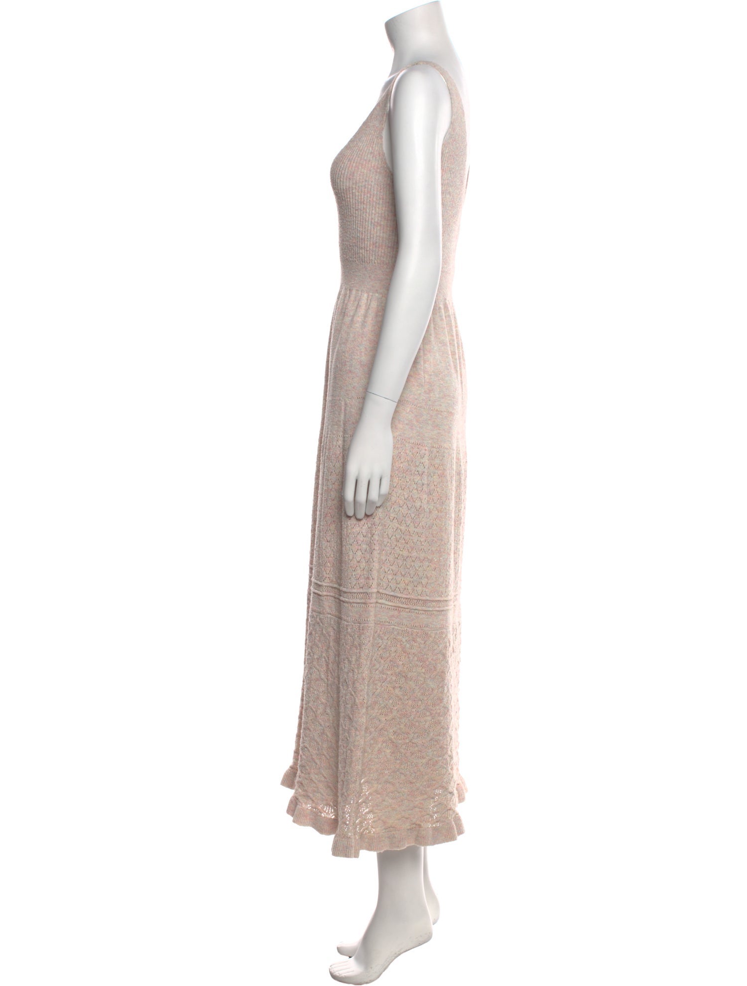 La Vie Rebecca Taylor V-Neck Long Dress