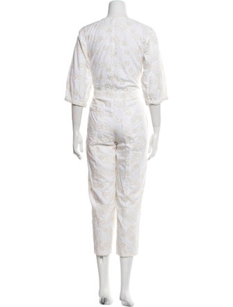 La Vie Rebecca Taylor Crew Neck Jumpsuit