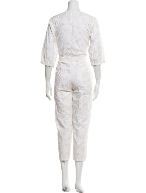 La Vie Rebecca Taylor Crew Neck Jumpsuit