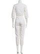La Vie Rebecca Taylor Crew Neck Jumpsuit