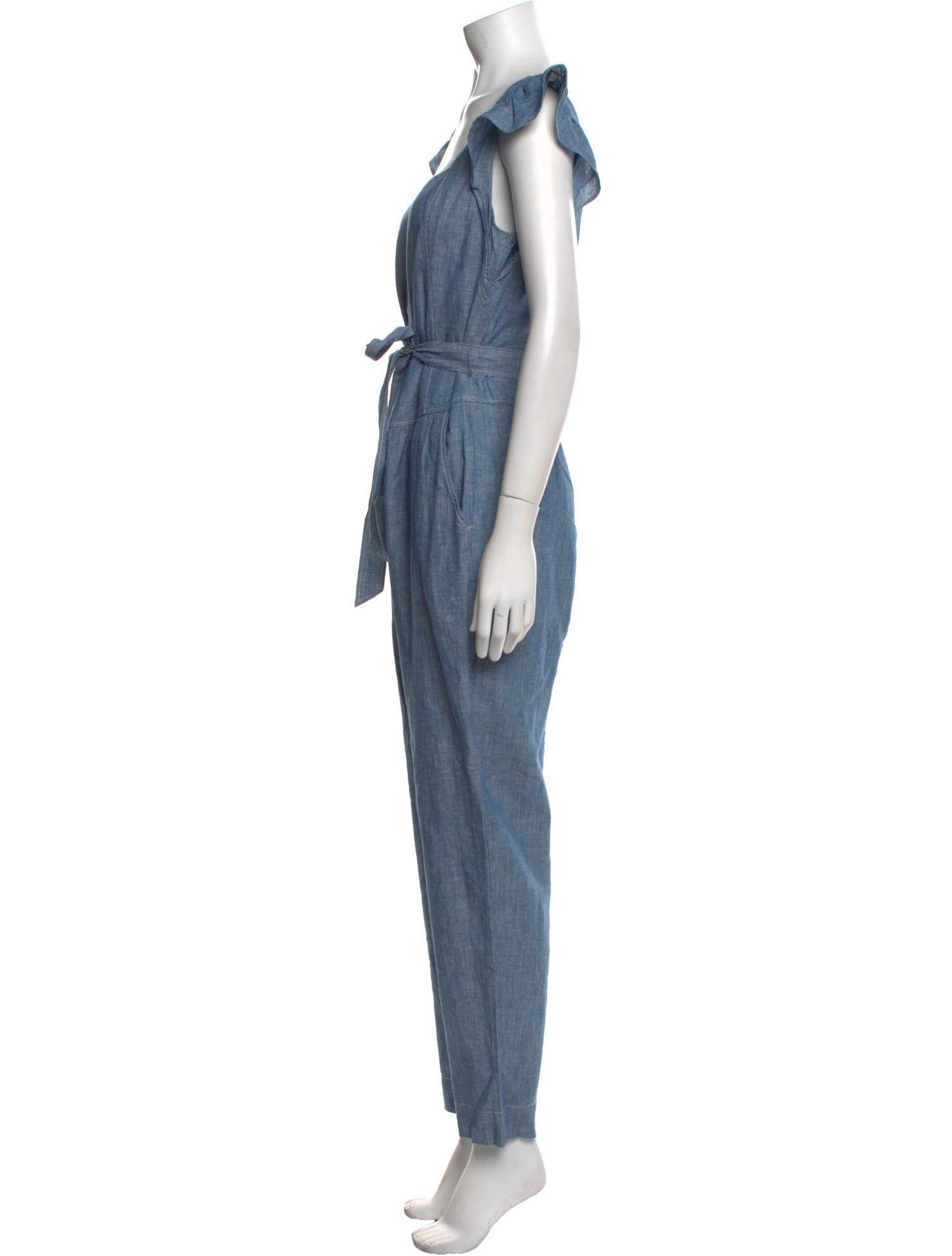 La Vie Rebecca Taylor Square Neckline Jumpsuit