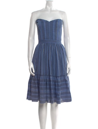 La Vie Rebecca Taylor Striped Mini Dress