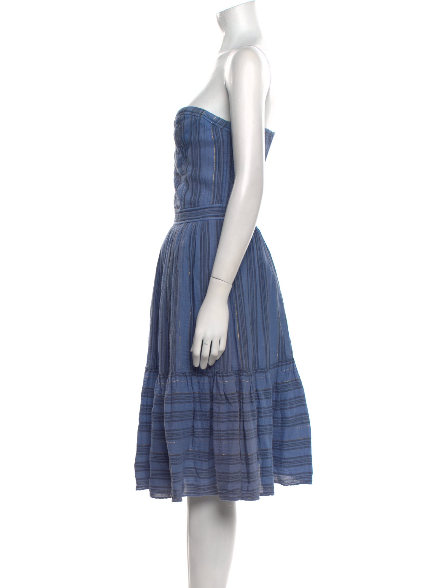 La Vie Rebecca Taylor Striped Mini Dress