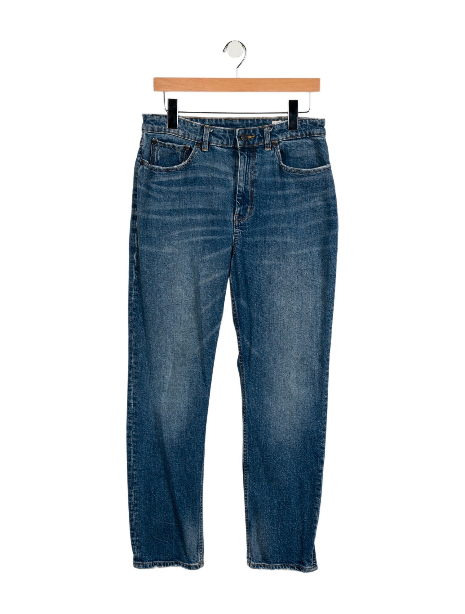 La Vie Rebecca Taylor Mid-Rise Straight Leg Jeans