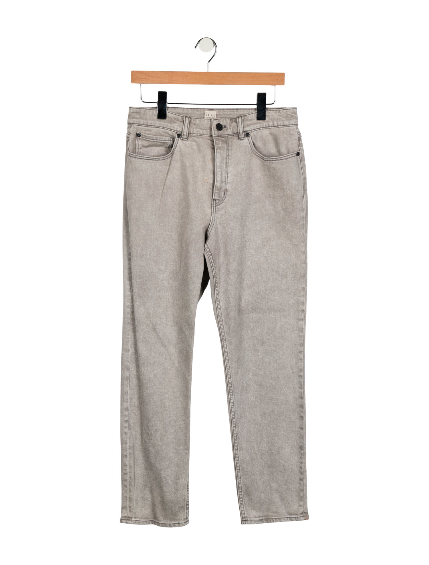 La Vie Rebecca Taylor High-Rise Straight Leg Jeans