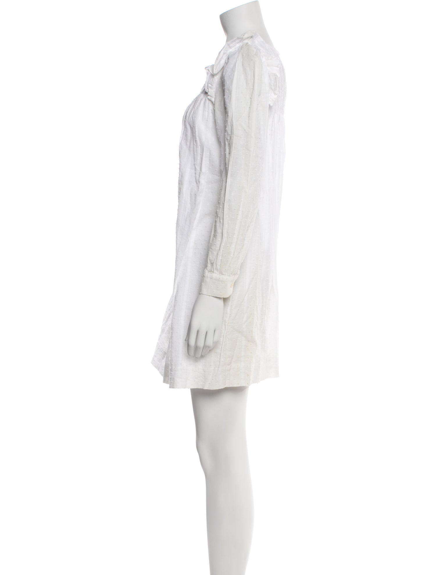 La Vie Rebecca Taylor Bateau Neckline Mini Dress