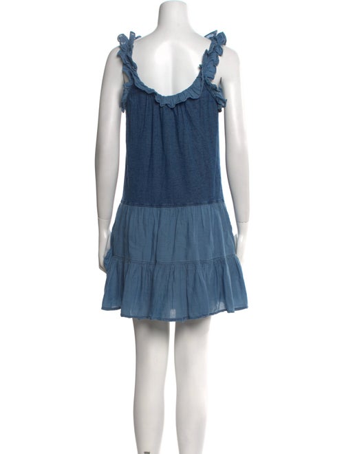 La Vie Rebecca Taylor Scoop Neck Mini Dress