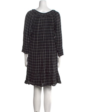 La Vie Rebecca Taylor Plaid Print Mini Dress