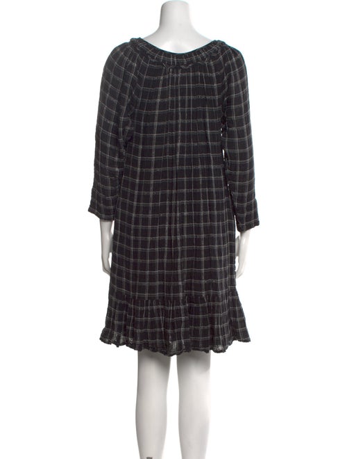 La Vie Rebecca Taylor Plaid Print Mini Dress