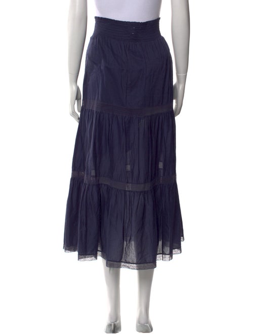 La Vie Rebecca Taylor Lace Trim Embellishment Midi Length Skirt