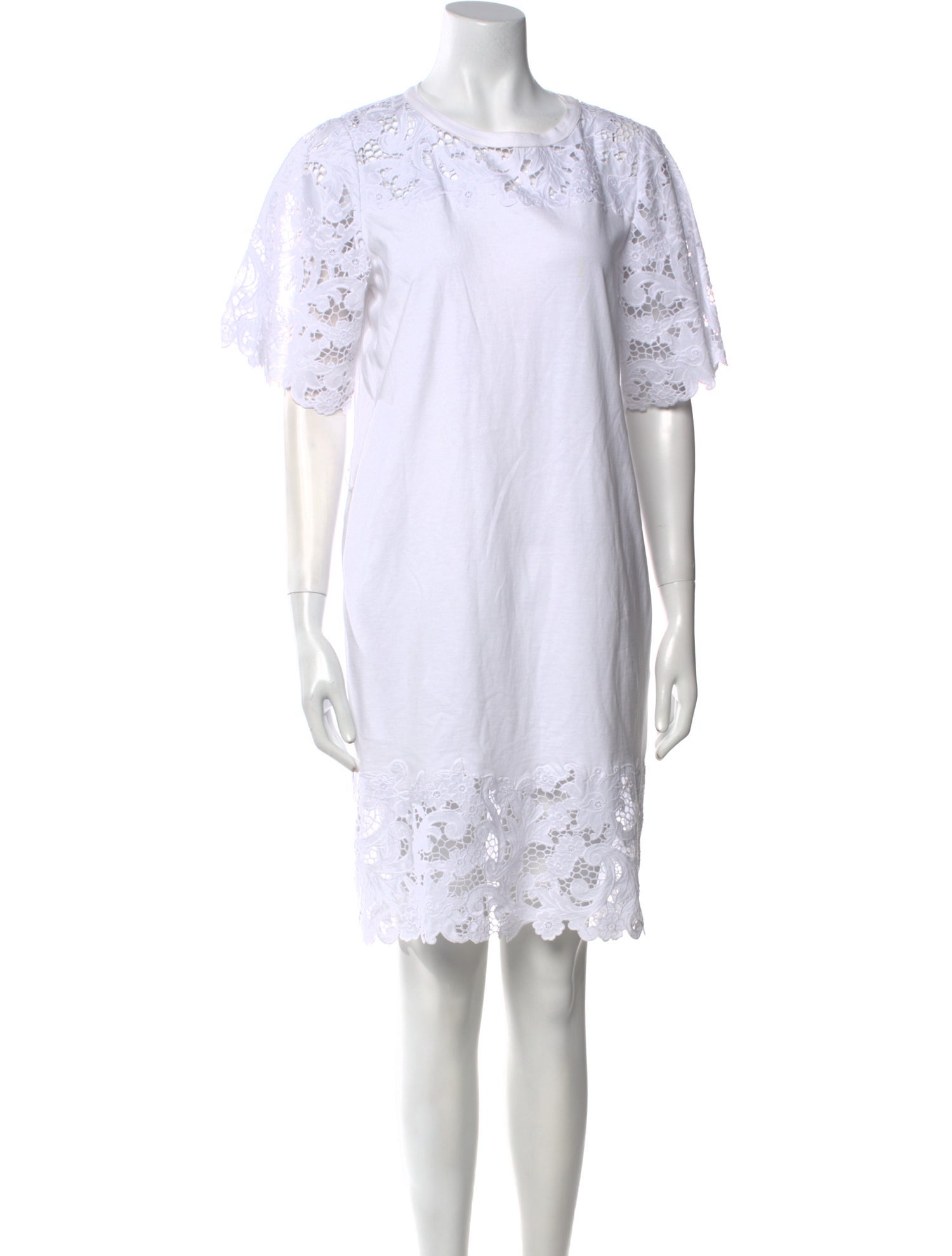 La Vie Rebecca Taylor Crew Neck Knee-Length Dress