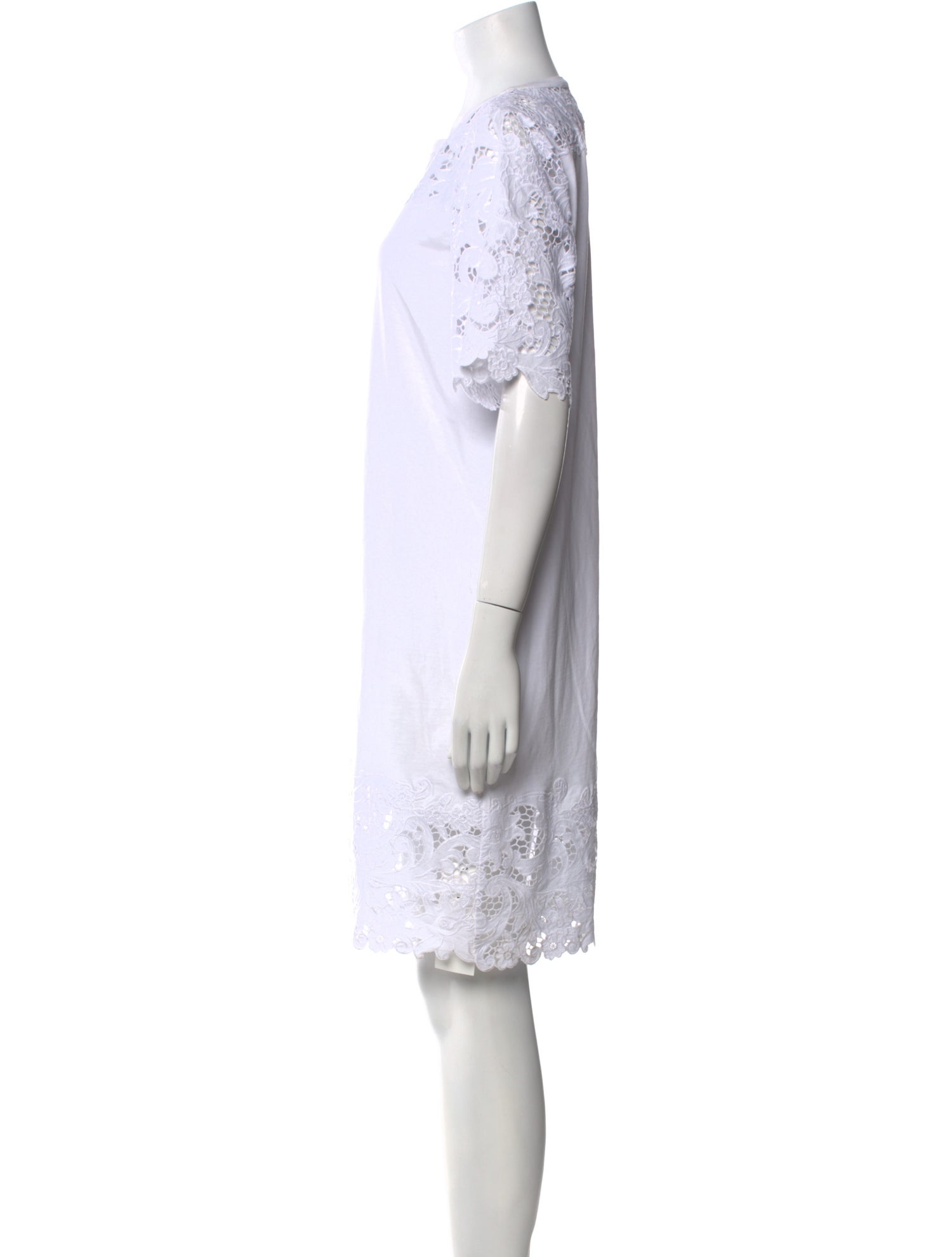 La Vie Rebecca Taylor Crew Neck Knee-Length Dress