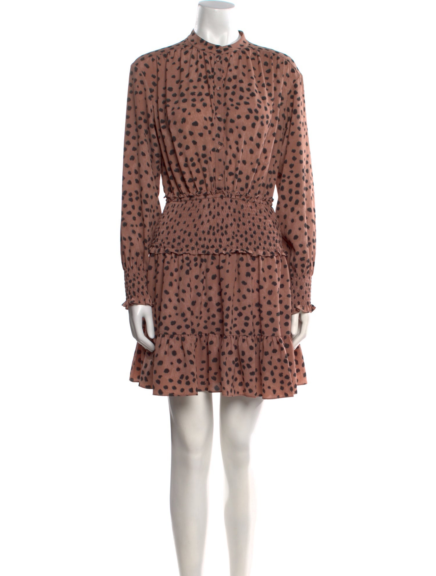 La Vie Rebecca Taylor Polka Dot Print Mini Dress w/ Tags