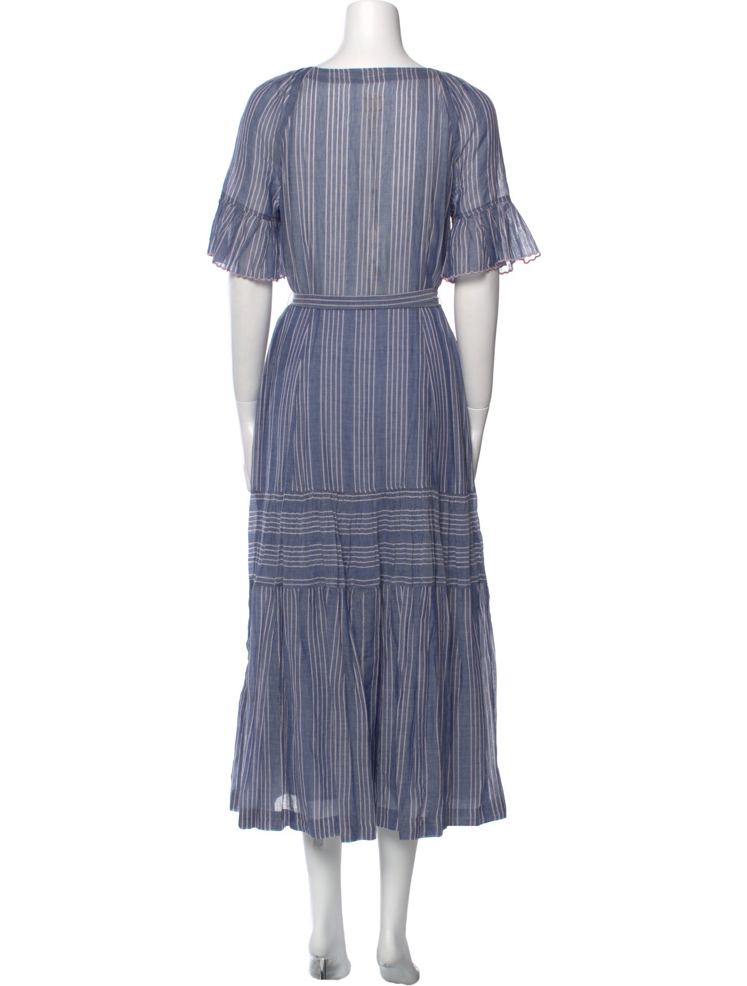 La Vie Rebecca Taylor Striped Long Dress