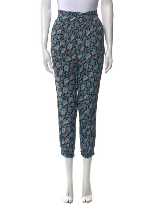 La Vie Rebecca Taylor Printed Skinny Leg Pants