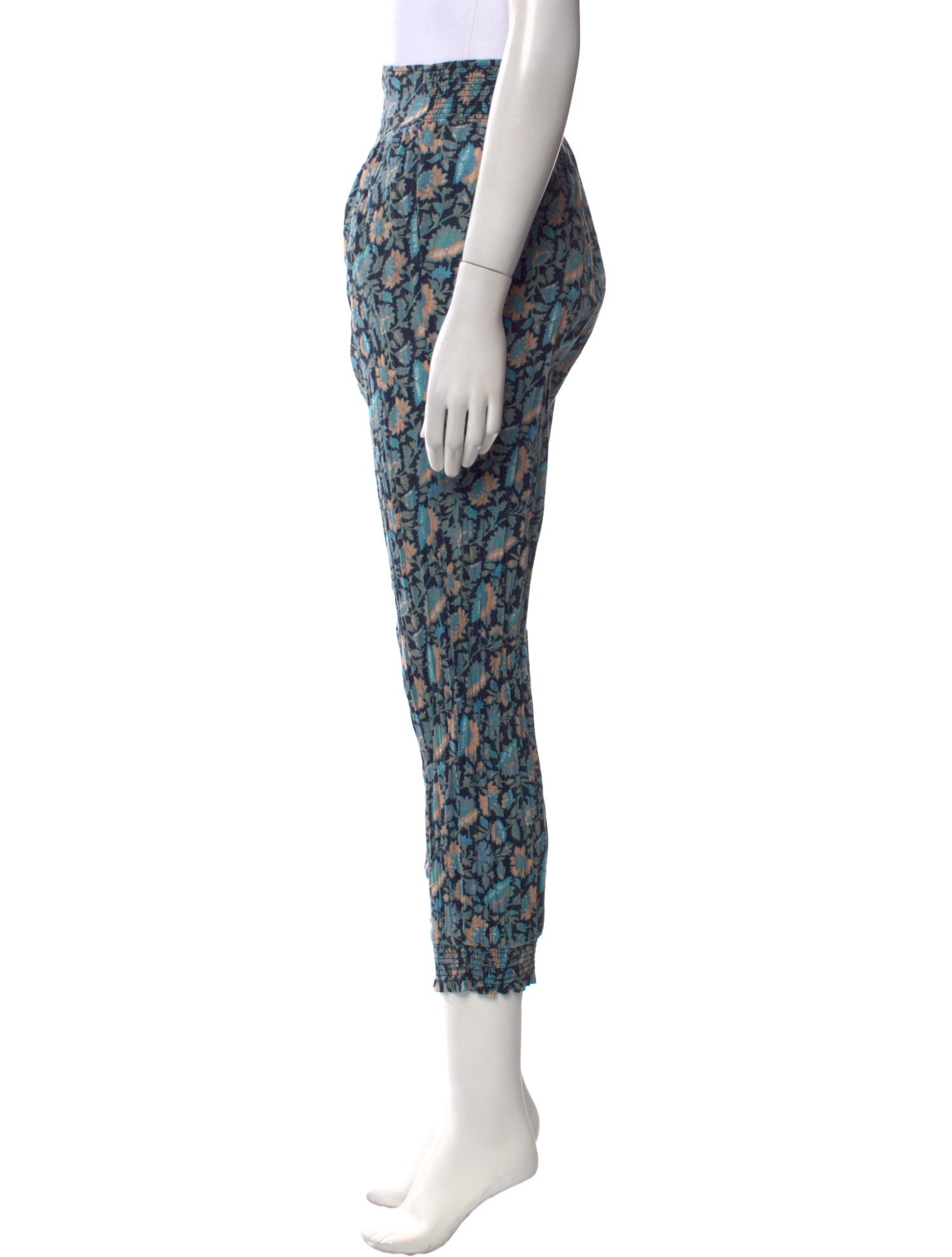 La Vie Rebecca Taylor Printed Skinny Leg Pants