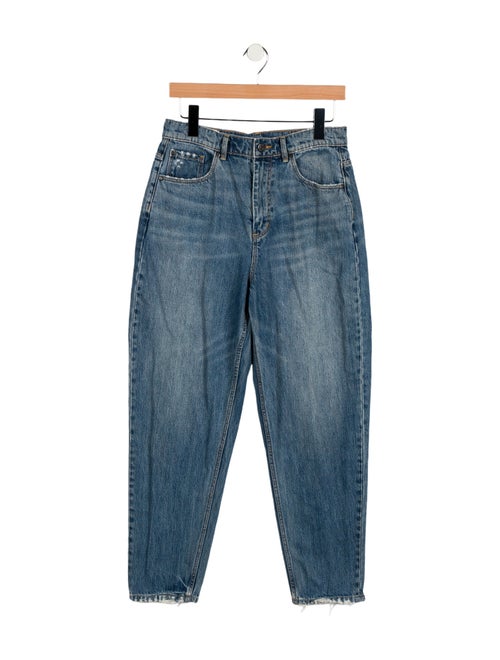 La Vie Rebecca Taylor High-Rise Straight Leg Jeans