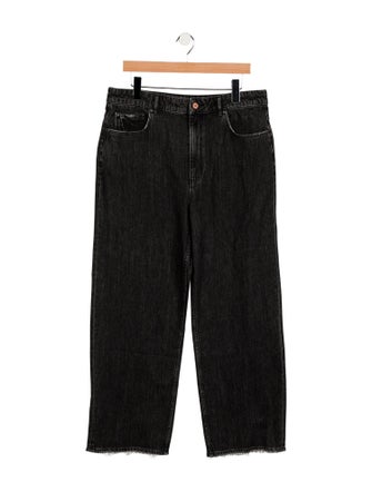 La Vie Rebecca Taylor High-Rise Wide Leg Jeans