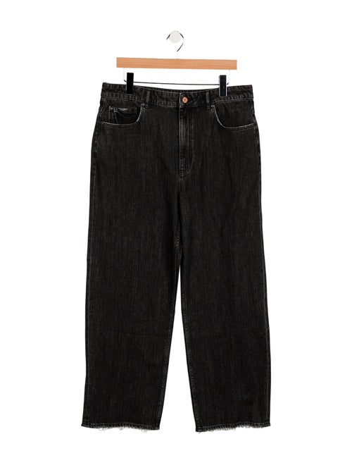 La Vie Rebecca Taylor High-Rise Wide Leg Jeans