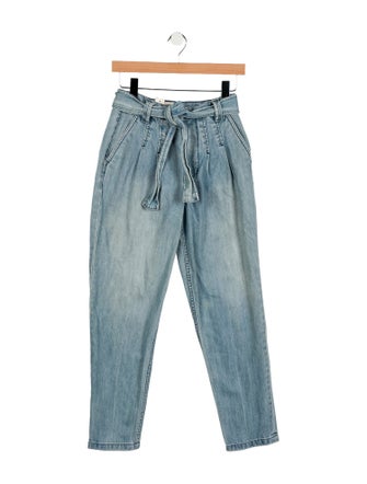 La Vie Rebecca Taylor Mid-Rise Straight Leg Jeans