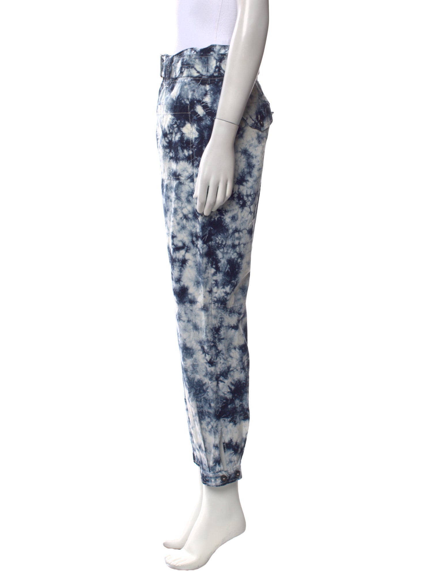 La Vie Rebecca Taylor Tie-Dye Print Skinny Leg Pants